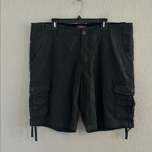 Men's Charcoal Cargo Shorts